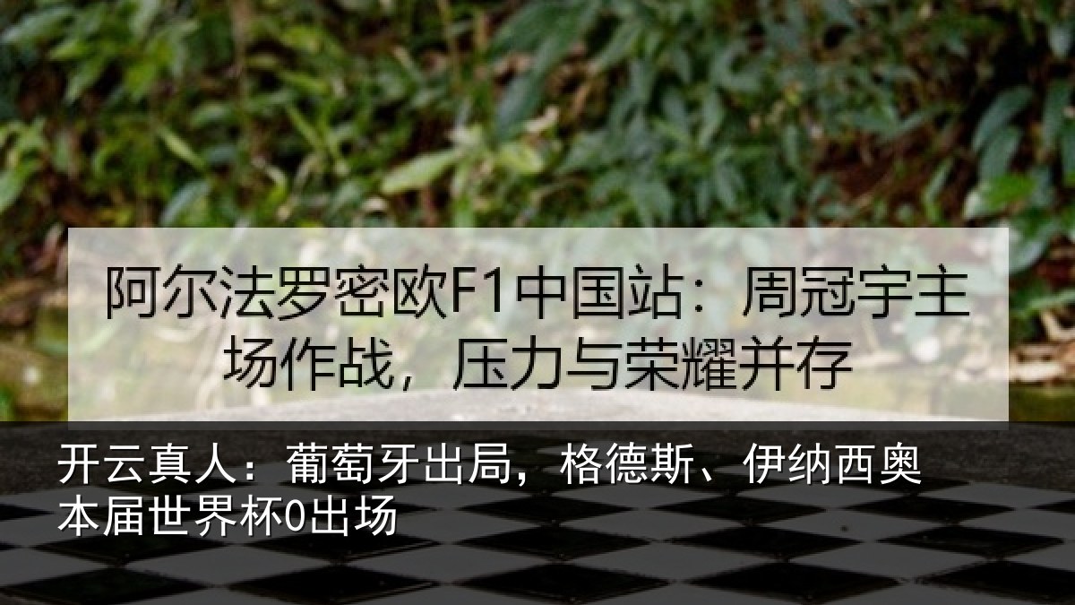 开云真人：葡萄相关情况西奥本届世界杯0出场