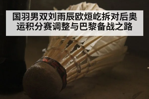 国羽男双刘雨辰欧烜屹拆对后奥运积分赛调整与巴黎备战之路